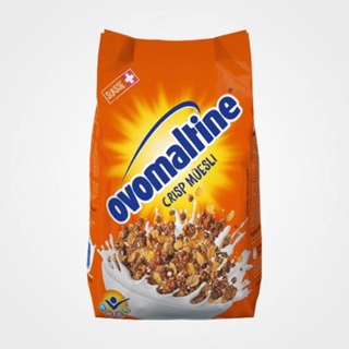 Ovomaltine Crispy Muesli โอโวมอลติน คริสป์ มูสลี่ ซีเรียลธัญพืชกรุบกรอบ 500g Exp.16/05/23