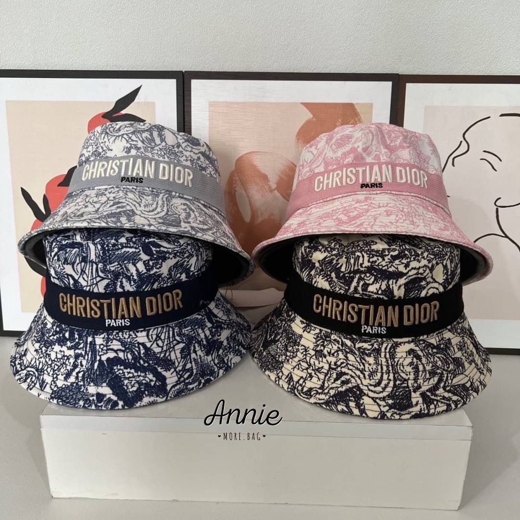 พร้อมส่ง หมวก Bucket Di ลายสวย ใส่ได้ทั้งผู้หญิงผู้ชาย