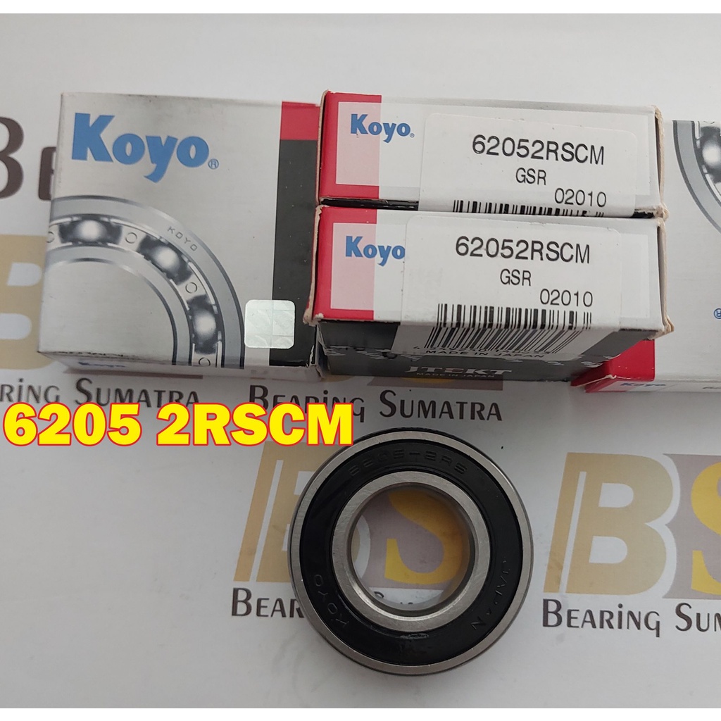 KOYO แบริ่ง 6205 2RSCM แบริ่ง 62052rs
