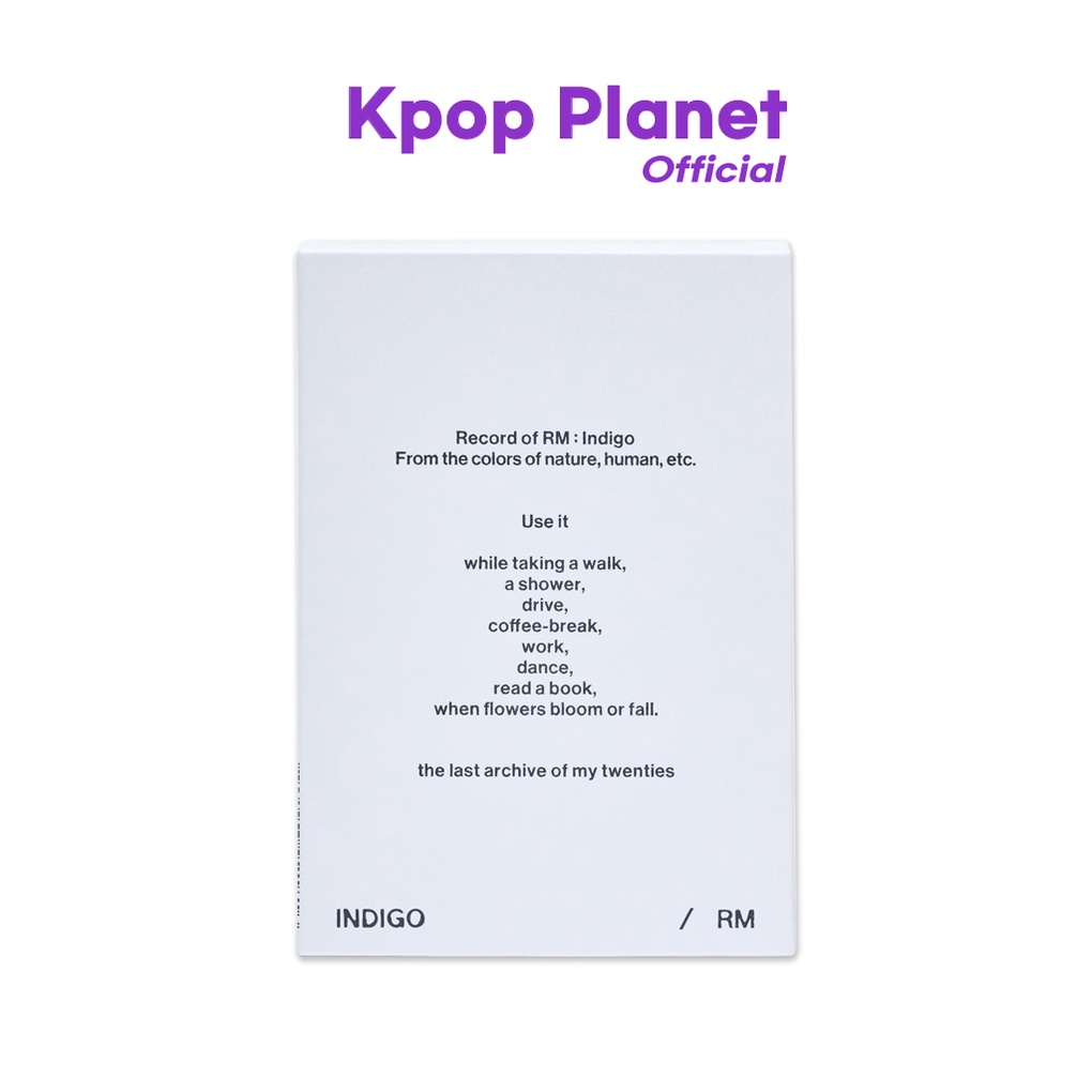 [Weverse Albums ver.] BTS RM - 1st Full Album [Indigo]
