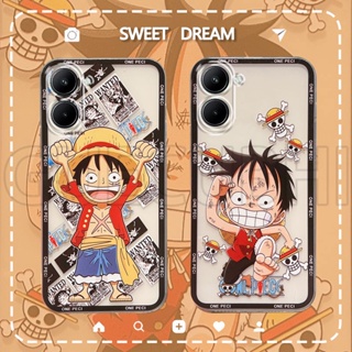 เคสโทรศัพท์มือถือ ซิลิโคนนิ่ม ใส ลายอะนิเมะ Onepiece Luffy C55 NFC สําหรับ Realme 10 C55 9i 5G C33 C30s C30