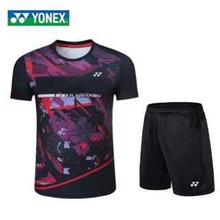 【ขายดี】Yonex เสื้อยืด ลายทีมแบดมินตัน สไตล์เกาหลี สําหรับผู้ชาย และผู้หญิง 2022