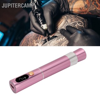 Jupitercamp เครื่องสักคิ้ว อายไลเนอร์ ไร้สาย 600mAh 100‐240V สีชมพู