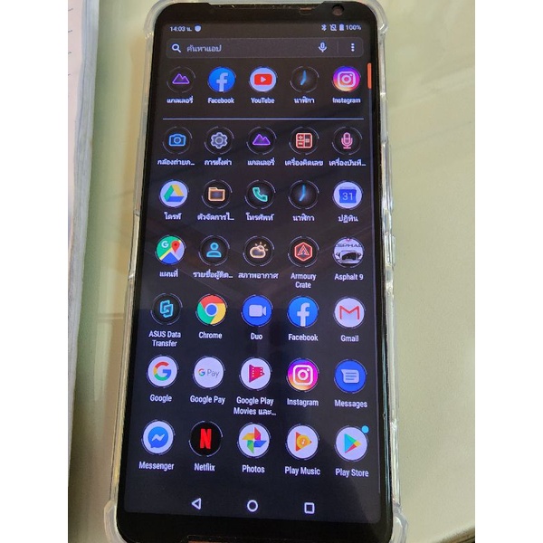Rog phone 2 romไทย จอแท้  มือสองสภาพ 95%