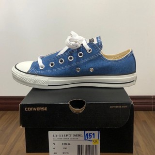 รองเท้า Converse all star รุ่น Converse151: 11-111RT MBL สีฟ้า งานแท้100% โปรโมชั่นลดราคา 40%