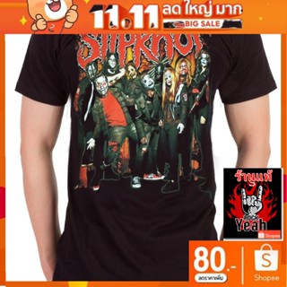 เสื้อวง Slipknot เสื้อ สลิปน็อต เสื้อยืด วงดนตรี เสื้อวินเทจ RCM1302