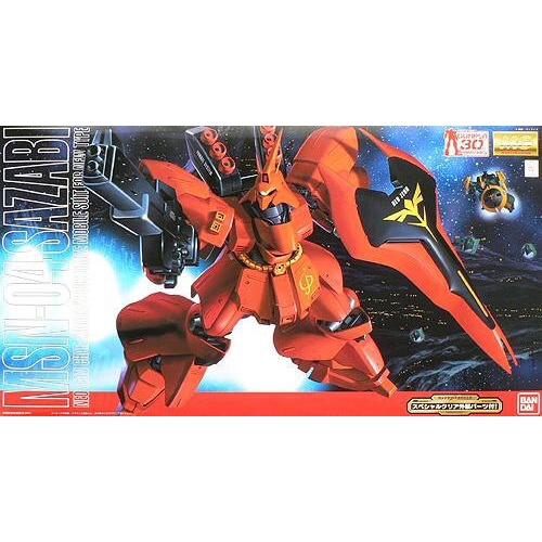 MSN-04 Sazabi with Special Clear Armor Parts 30th anniversary of Gunpla ( MG )
