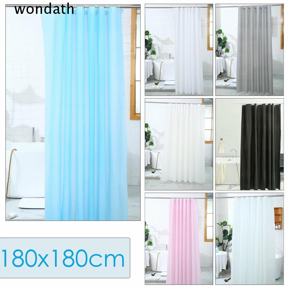 แนะนำ ผ้าม่าน ผ้าม่านอาบน้ำ PEVA หนา กันน้ำ กันเชื้อรา มี 12 ตะขอ สําหรับห้องน้ำ อ่างอาบน้ำ ใช้ในบ้าน ราคาพิเศษ มีเก็บเงินปลายทาง
