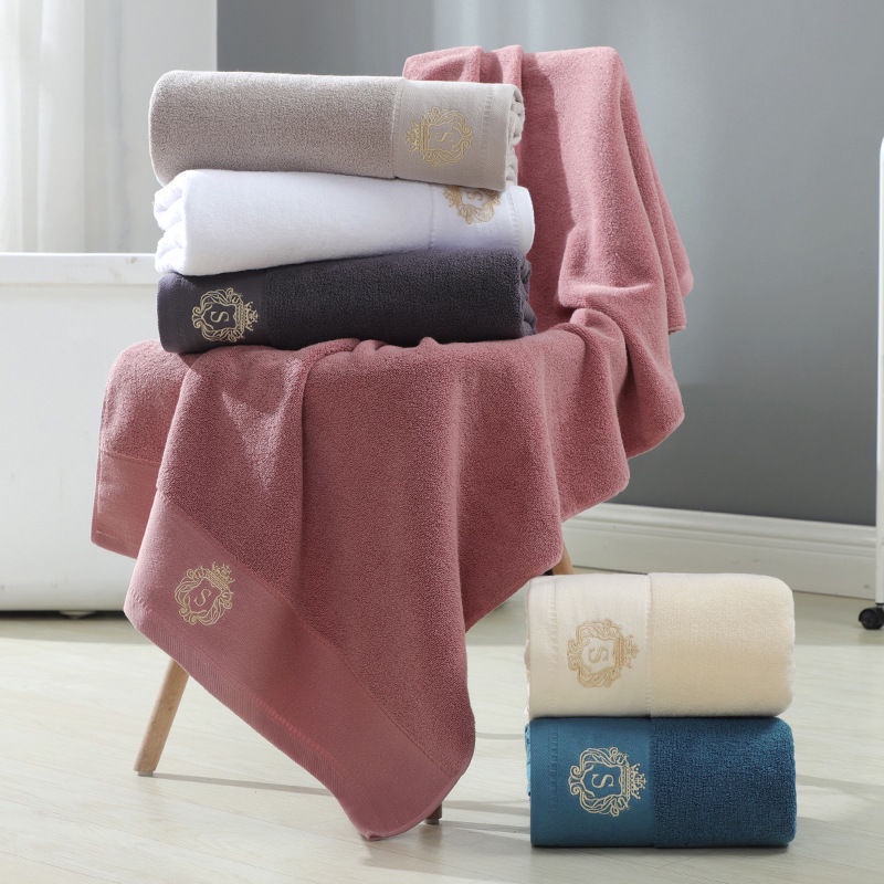 Vaahome Five-star 100% Cotton Bath Towel Towel Plain Cotton Towel Thick Soft Bath Towel Hotel Grade 