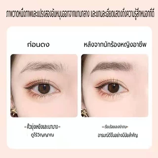 ดินสอเขียนคิ้ว กันน้ำ ดินสอเขียนคิ้วแบบหมุน 2 in 1 มีแปรงปัดคิ้วในตัว มี 5 สีให้เลือก