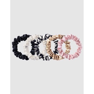 พร้อมส่ง Slip รุ่น Midi Scrunchies สี navy strip, pink, white, caramel, black