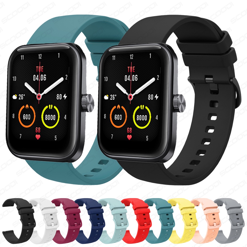 สายนาฬิกาซิลิโคนสําหรับ 70mai Maimo Watch Smartwatch สายรัดข้อมือสร้อยข้อมือเปลี่ยนวง