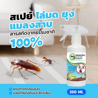 ไล่แมลงสาบ มด ยุง B&amp;K Natural สเปรย์สมุนไพรไล่แมลงสาบ มด ยุง แมลง 250 ml./Cockroaches Ants Mosquitos&amp;Insect-Free.