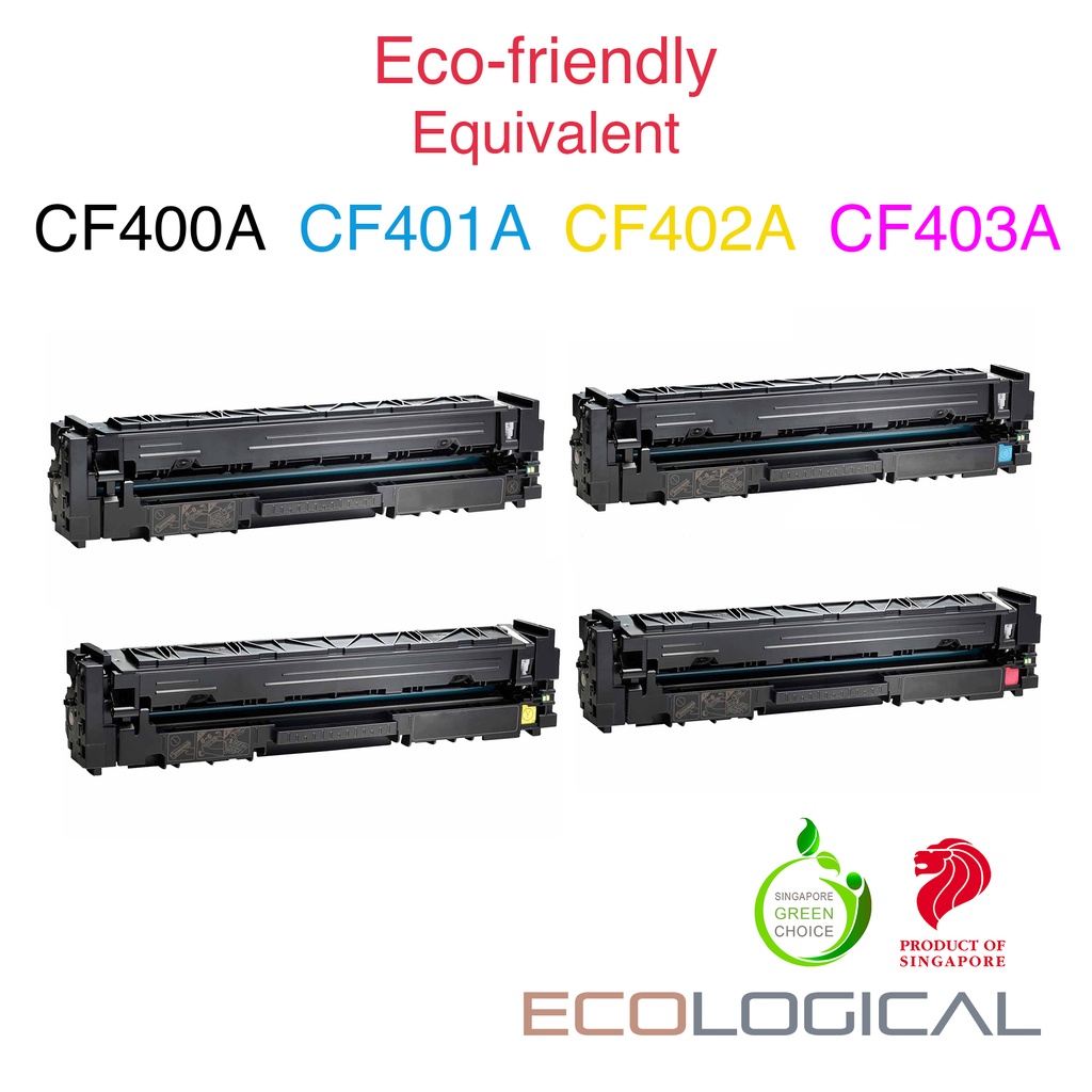 CF400A / CF401A / CF402A / CF403A เทียบเท่าตลับหมึก (201a) MFP M277dw M252dw