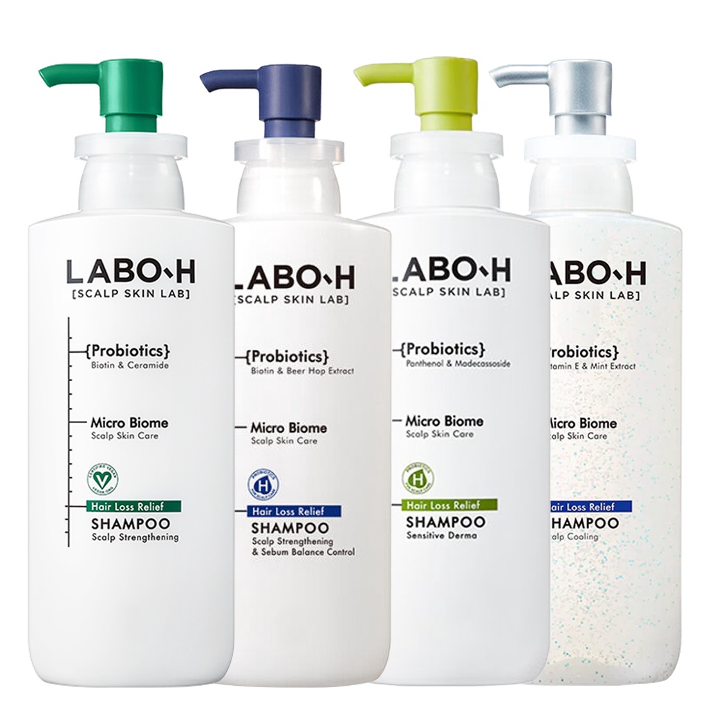 laboh hair loss relief shampoo แชมพู 4type 400ml