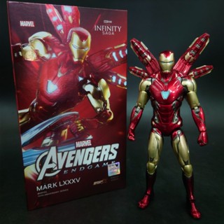 พร้อมส่ง💥 โมเดล Ironman Mark 85 Infinity Saga งานแท้ลิขสิทธิ์ ZD Toys💥 สูงประมาณ 19 Cm เปลี่ยนมือ Actionได้ สีเมทัลลิค