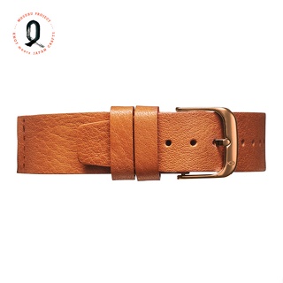 KNOT | สายนาฬิกาข้อมือ Tochigi leather Straight shape ของแท้ (ผลิตในประเทศญี่ปุ่น ) Made in Japan รุ่น ST1-18OKRG