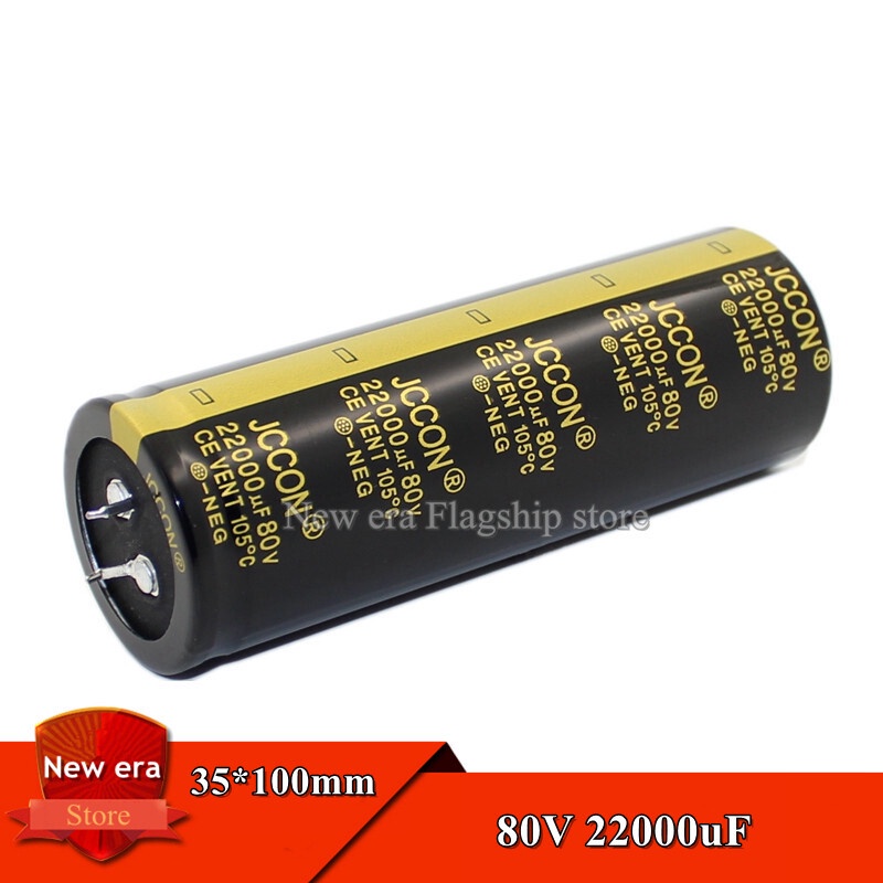 35x100 มม.35x80 มม.100V 15000UF เครื่องขยายเสียงความจุกรอง capacitor 22000uF80V 35*100 มม.30*80 มม.1