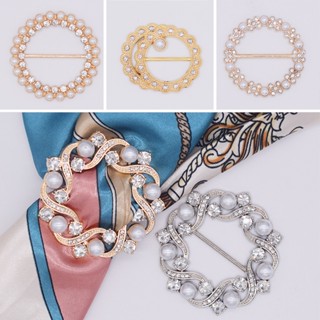 แหวนเข็มกลัดผ้าคลุมศีรษะแหวนมุสลิมมุกผ้าพันคอหัวเข็มขัดเสื้อ…