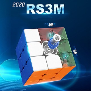 T8 Moyu Super Rs3m 3x3 Magic Cube แม่เหล็กลอยเพลาตําแหน่งลูกบาศก์ความเร็วแม่เหล็กของเล่นปริศนาสําหรับ