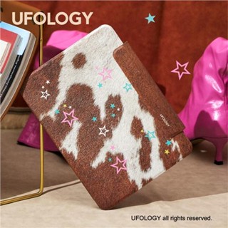 [จัดส่งรวดเร็ว] Ufology ของแท้ เคสแท็บเล็ต แบบแม่เหล็ก สองด้าน ลายวัว สําหรับ ipadair4 5 2020 mini6 2021