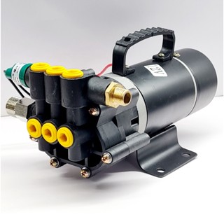 ปั๊มพ่นยา ปั๊มพ่นหมอก แรงดัน 12VDC 120W 14BAR Plunger Pump portale large flow (ปั๊มเงียบ) แบตเตอรี่ โซล่าเซลล์