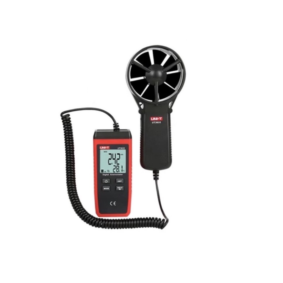 เซ็นเซอร์วัด มิเตอร์วัดความเร็วลม UT363S UT363-BT Split Type Digital Anemometer Precise Wind Speed S