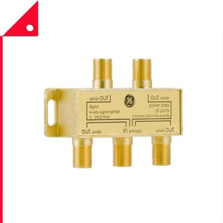 GE : GED33527* สปริตเตอร์แยกสัญญาณ Digital 4-Way Coaxial Cable Splitter