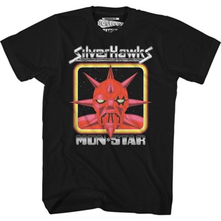 Mon*Star SilverHawks T-Shirt เสื้อเชิ้ตชาย เสื้อสาวอวบ