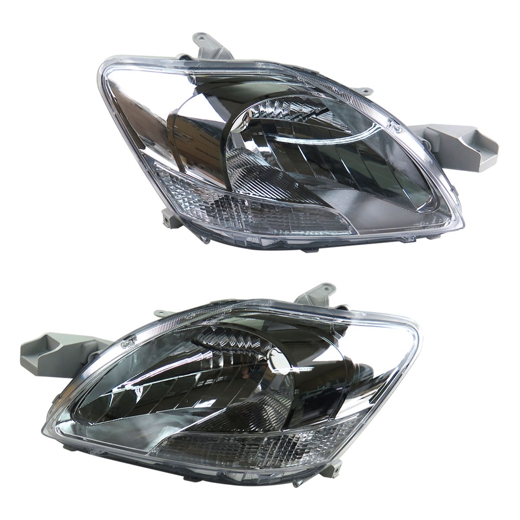 ไฟหน้า VIOS ปี 07 แท้ห้าง💯 ขวา/ซ้าย ไม่มีหลอด เบ้าขาว (81130-0D290/81170-0D290)  [26045436]/[26045443] (1ดวง)