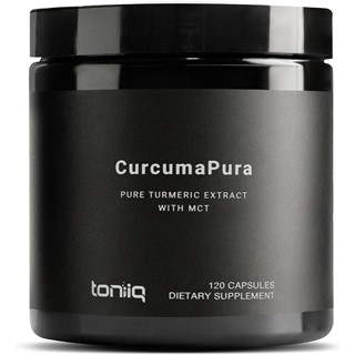 Toniiq CurcumaPura with MCT Oil 120 Capsules 📌 exp.07/2024 📌สารสกัดจากขมิ้น ลดการอักเสบ บำรุงข้อต่อ