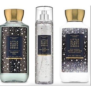 (แท้) Bath&amp;Body LITTLE BLACK PARTY DRESS collection