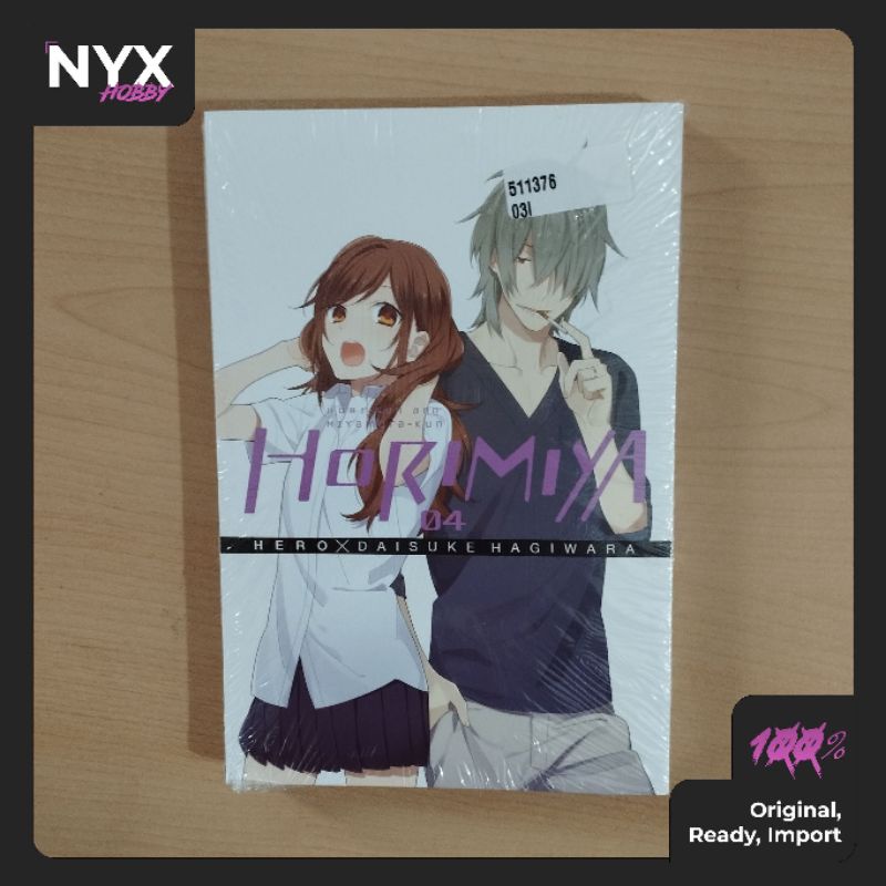 Horimiya Manga การ์ตูนภาษาอังกฤษนําเข้าเล่ม 4