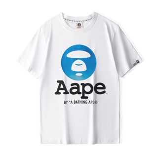 ใหม่ Original A Bathing Ape BAPEผ้าฝ้ายบริสุทธิ์แขนสั้นเสื้อยืดหลวมๆแฟชั่นผู้ชายผู้หญิงis-And-ersเสื้อผ้าคู่รัก