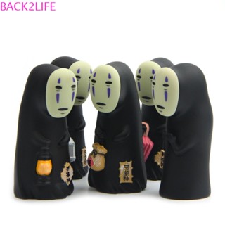 Back2life Faceless Man Animation Miyazaki Hayao Spirited Away ของเล่นตุ๊กตาตกแต่งโมเดล