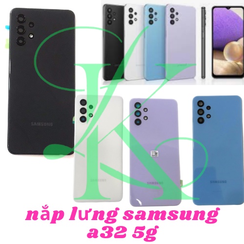 ฝาหลังสําหรับ samsung a32 4g, a32 5g น้ําเงิน, ดํา, ม่วง, ขาว