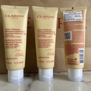 ✅💯พร้อมส่ง โฟม CLARINS คลีนเซอร์ Hydrating Gentle Foaming Cleanser 125 มล.สคบ💯✅