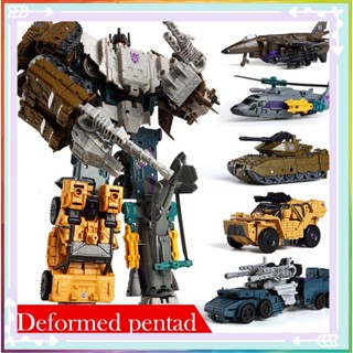 【COD】ผู้นำภาพยนตร์ Powermaster Optimus Prime Bumblebee รถคลาสสิคหุ่นยนต์ของเล่นเด็กของขวัญ