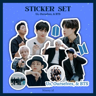 สติกเกอร์ไวนิล กันน้ํา ลาย Bts us Yourselves hp สําหรับติดตกแต่งโทรศัพท์มือถือ แล็ปท็อป jungkook jimin taehyung suga jin rm jhope