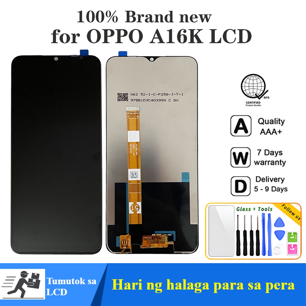 OPPO A16K / CPH2349 จอแสดงผล LCD Touch Screen Digitizer Assembly Replacement