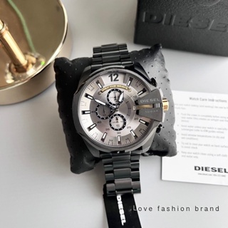 ✨ผ่อน0%แท้100%✨ นาฬิกา DZ4479 (กล่องแบรนด์) NEW Diesel Timeframes Mega Chief Grey Black