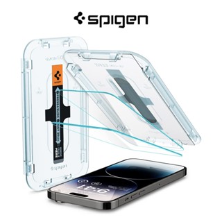 Spigen iPhone 14 Pro Glas.tR EZ Fit กระจกนิรภัย แบบเต็มจอ (2 แพ็ก)