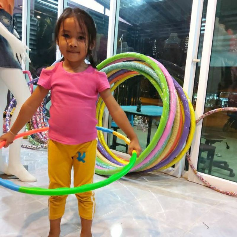 ฮูล่าฮูปเด็ก พลาสติก 1-5ขวบเล่นได้