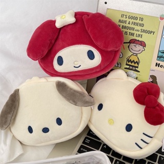 SANRIO กระเป๋าใส่เหรียญ ขนาดเล็ก แบบพกพา ลาย Melody Pacha Dog Hello Kitty แบบสร้างสรรค์ สไตล์ญี่ปุ่น สําหรับนักเรียน