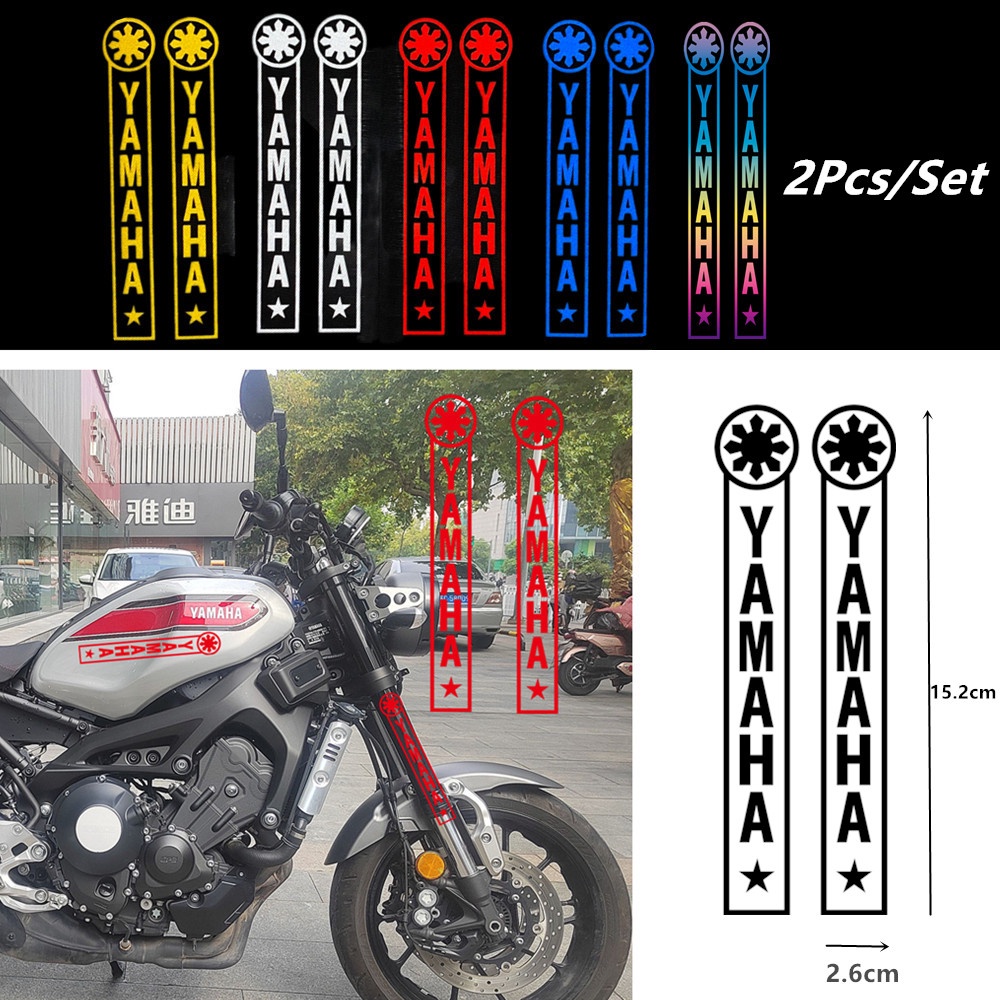 YAMAHA สติกเกอร์สะท้อนแสง Sidebar Trim เลเซอร์ Decal Retrofit อุปกรณ์มอเตอร์ไซค์สําหรับ YAMAHA SS110
