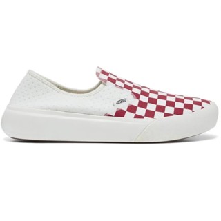 VANS COMFYCUSH ONE CHECKERBOARD RACING RED MARSHMALLOW SNEAKERS สินค้ามีประกันแท้