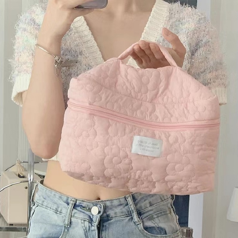 กระเป๋าเครื่องสําอางค์ สีแคนดี้ น่ารัก กระเป๋าจัดระเบียบ KKHOME ราคา ถูกที่สุด ดีลบีเคเค แกลเลอรีภาพที่ 7