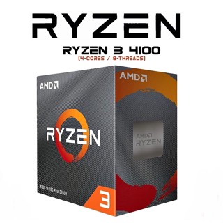 CPU (ซีพียู) AMD RYZEN 3 4100 3.8 GHz (SOCKET AM4) รับประกัน 3 - Y