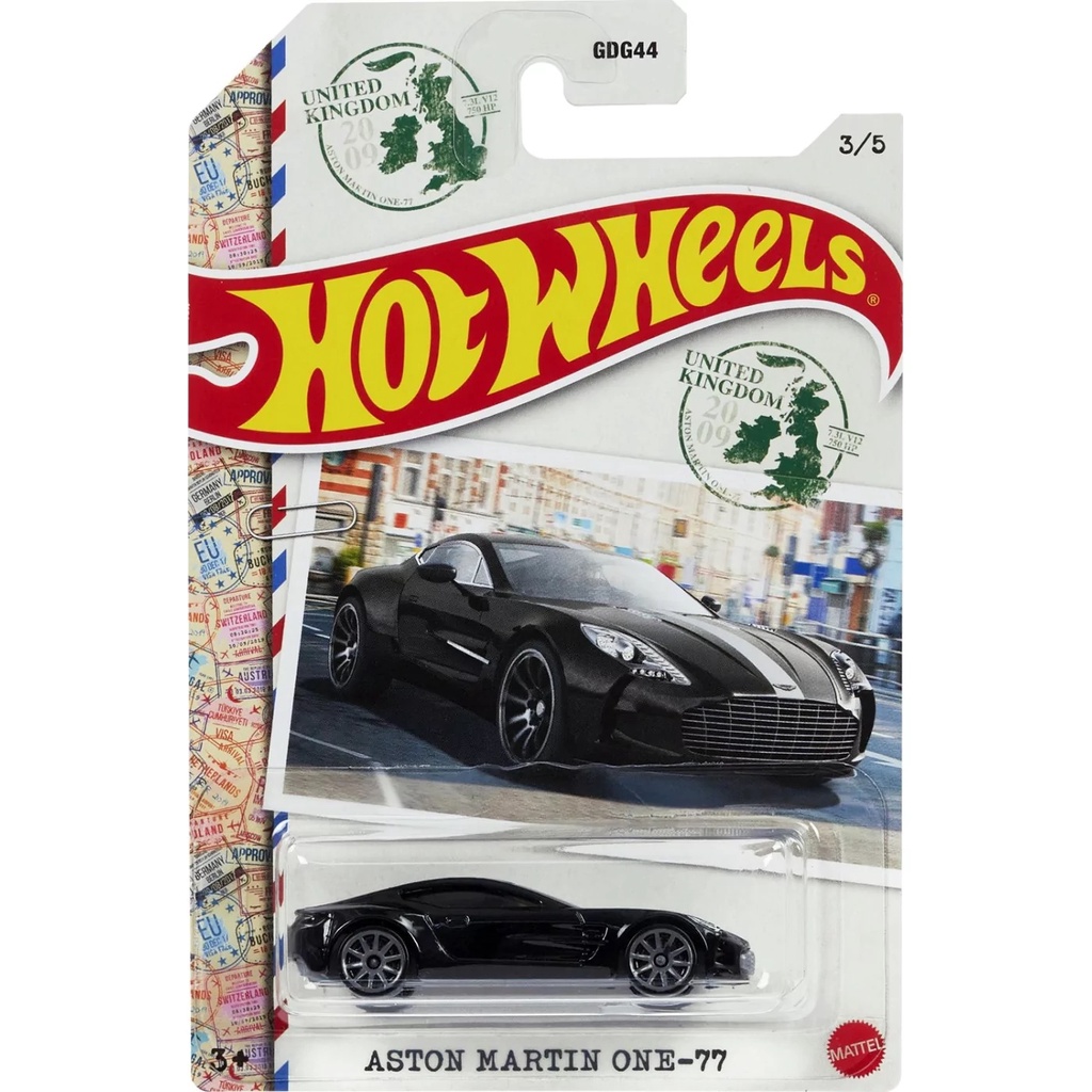Hot Wheels Theme Automotive Assorted International Supercars Aston Martin One-77 HDH24