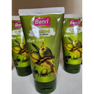 ครีมทามือ​น้ำมันมะกอก​ 75ml.Benri  EL KREMi (Hand Cream)​